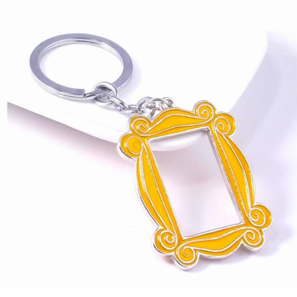 Yellow Friends Frame Keychain - Picture 2 of 4